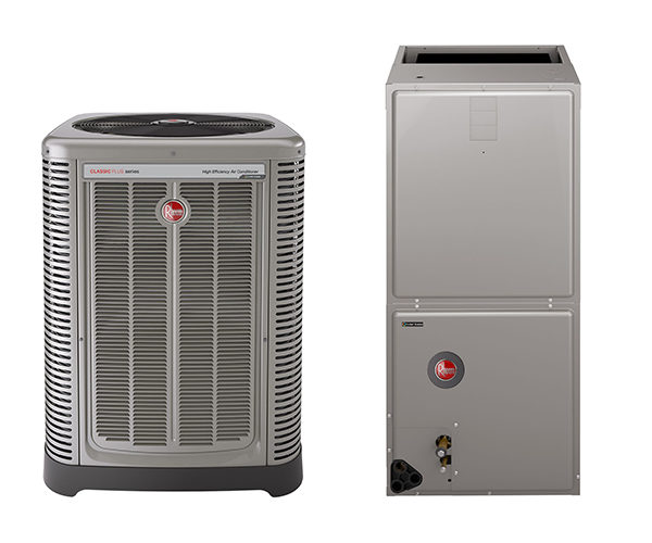 2 Ton Rheem RA1724AJ2CB 17 SEER with RHMV2421MEACJA Air Handler