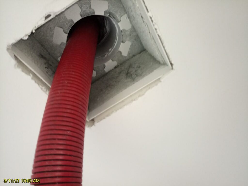 High Ceiling Duct Cleaning
