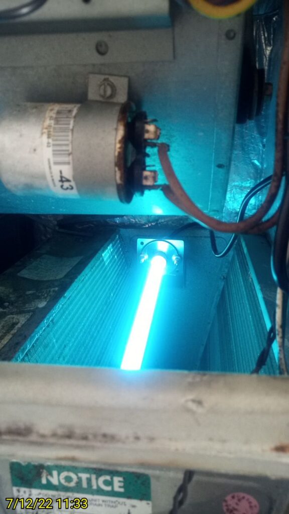 UV Light Installation