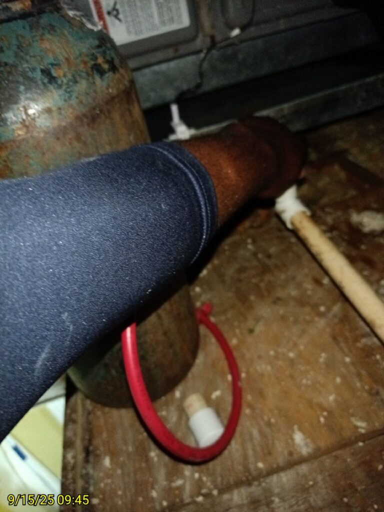 Attic Drainline Flush