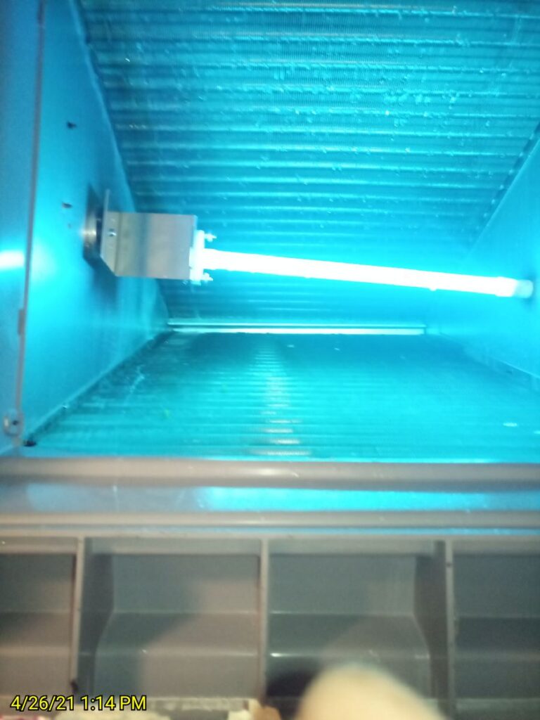 UV Light Installation
