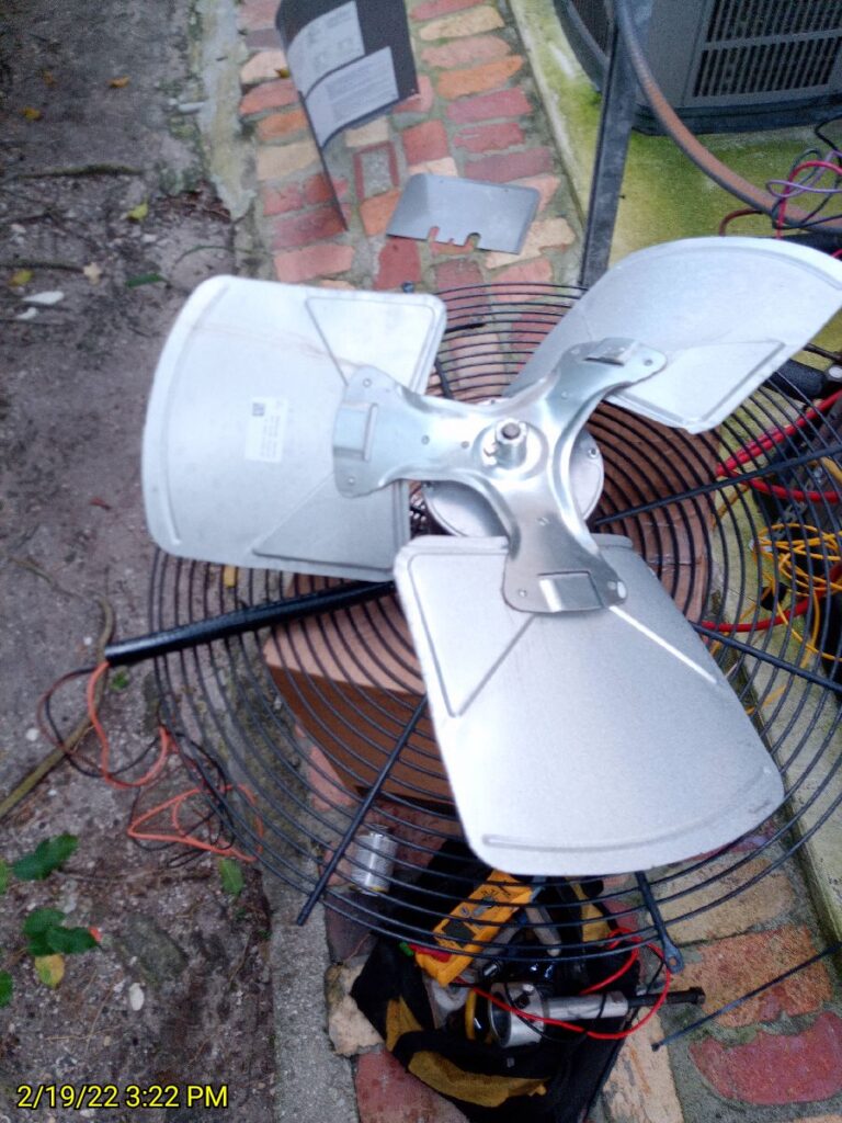 Condenser Fan Blade Replacement