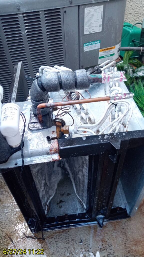 Evaporator Coil Cleaning