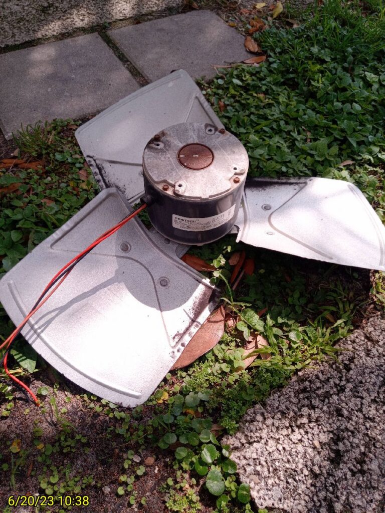 Condenser Fan Motor Replacement