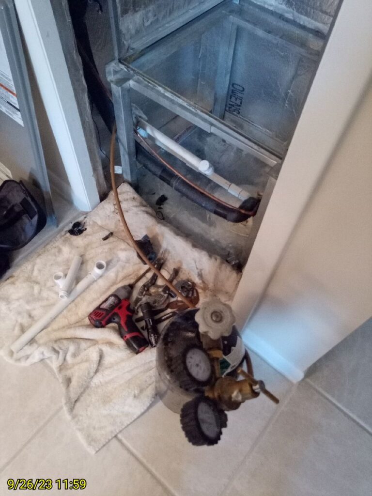 Air Handler Cabinet Cleaning